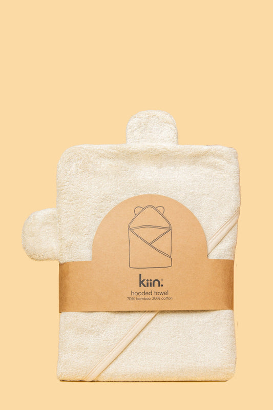 Hooded Towel - Ivory