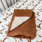 Reversible Bedspread - Rust & Sand