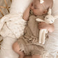 Knitted Pointelle Set - Oak
