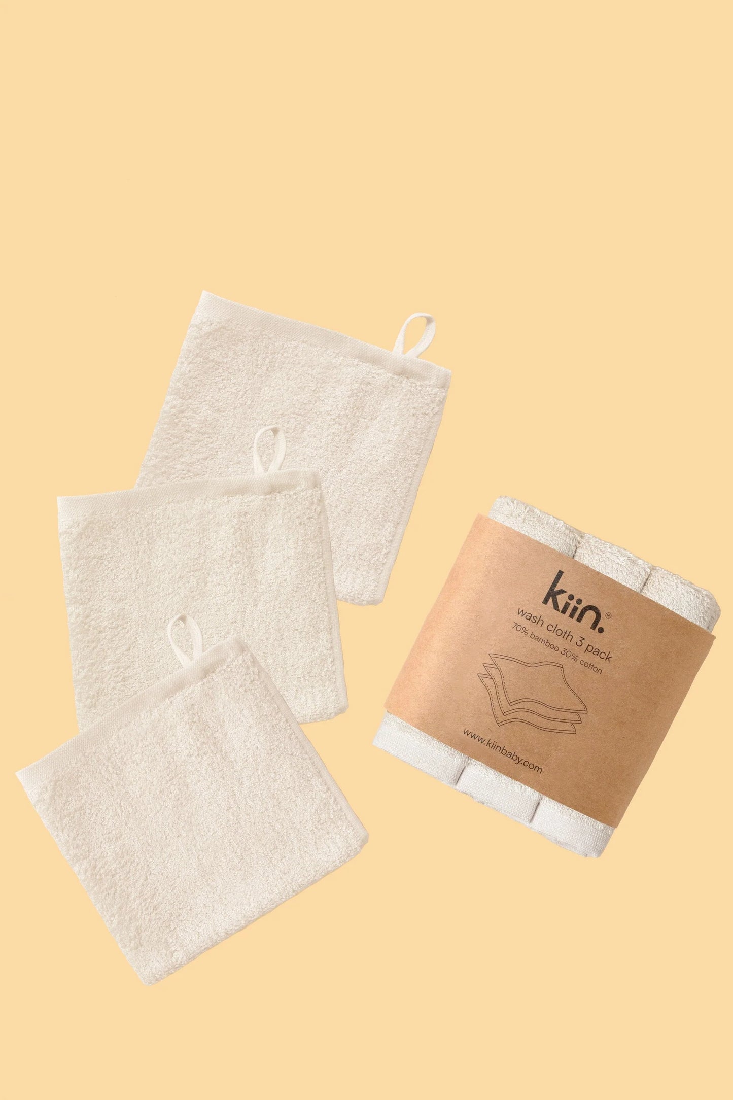 Wash Cloth | 3 Pack - Ivory