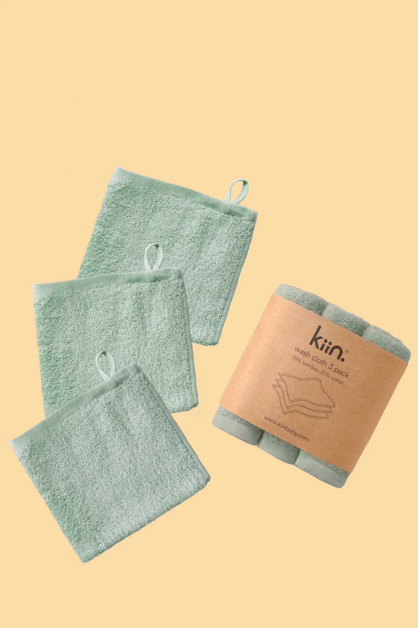 Wash Cloth | 3 Pack - Sage