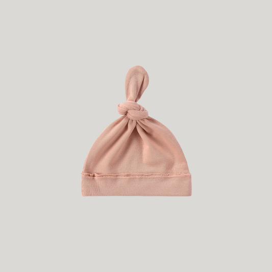 Organic Knotted Hat - Tan