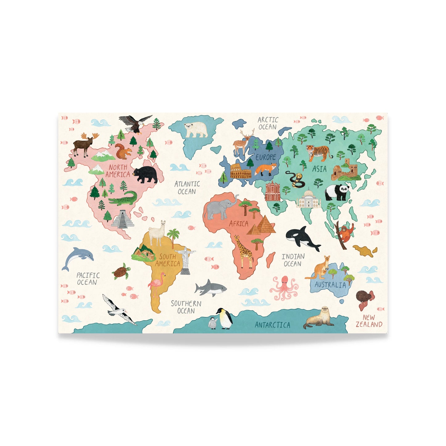 World Map Print