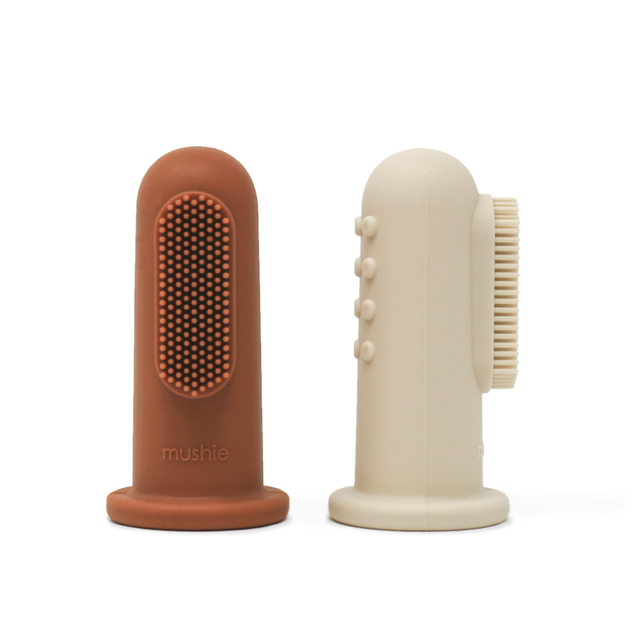 Finger Toothbrush - Clay + Shifting Sand