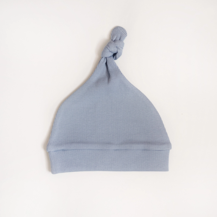 Ribbed Knotted Beanie - Zen