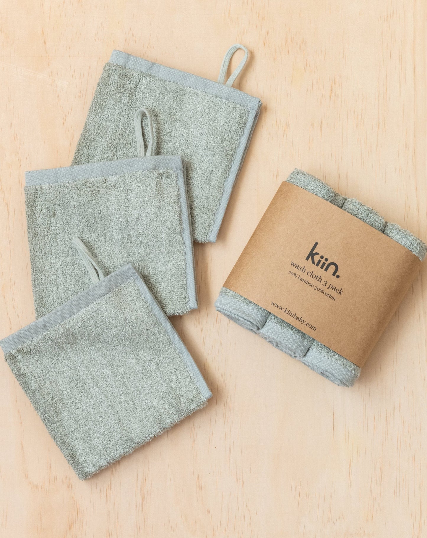 Wash Cloth | 3 Pack - Sage