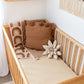 Organic Fitted Cot Sheet - Oat