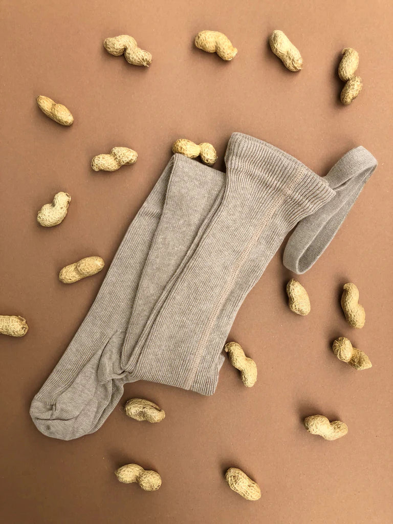 Classic Tights | Footed - Peanut Blend