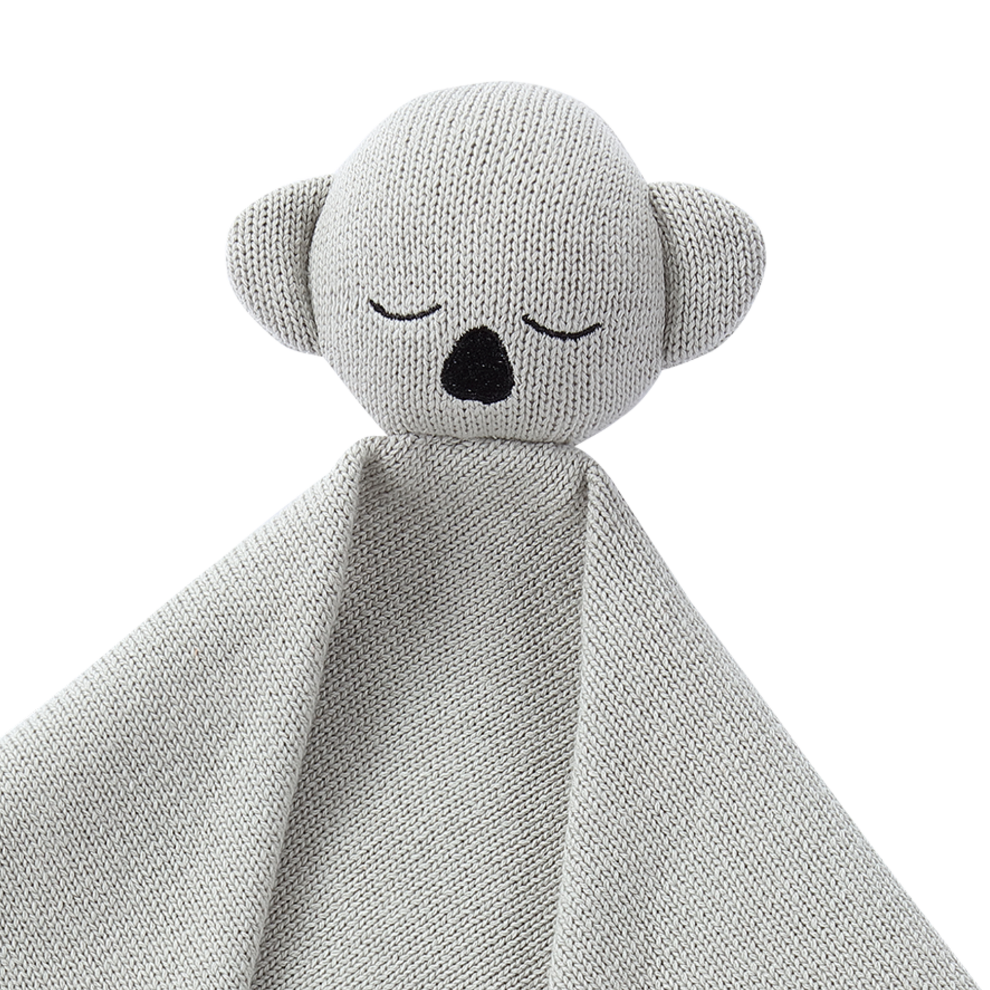 Organic Knit Cuddle Blanket | Koala - Fog