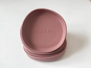 Irregular Suction Plate - Dusty Rose