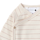 Organic L/S Kimono Bodysuit - Coco Stripes